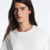 Oversize-T-Shirt aus Baumwollmischung mit kurzen Ärmeln