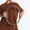 Oversize-T-Shirt aus Baumwollmischung mit kurzen Ärmeln Oversize-T-Shirt aus Baumwollmischung mit kurzen Ärmeln