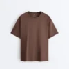 Oversize-T-Shirt aus Baumwollmischung mit kurzen Ärmeln
