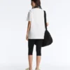 Oversize-T-Shirt aus Baumwollmischung mit kurzen Ärmeln