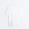 Oversize-T-Shirt aus Baumwollmischung mit kurzen Ärmeln