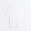 Oversize-T-Shirt aus Baumwollmischung mit kurzen Ärmeln