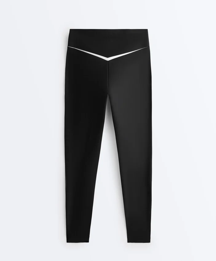 Perfect-Adapt Leggings mit hoher Taille und Knöchellänge sowie kontrastierenden Details Perfect-Adapt Leggings mit hoher Taille und Knöchellänge sowie kontrastierenden Details