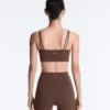 Plissierter Comfortlux-Sport-BH mit mittlerem Halt Plissierter Comfortlux-Sport-BH mit mittlerem Halt