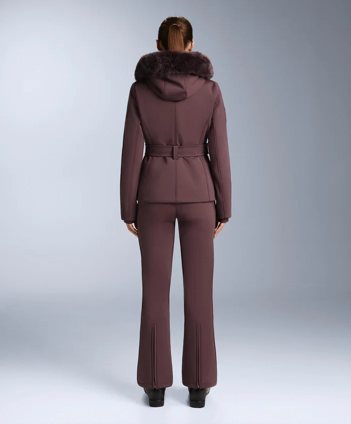 Wasserabweisende Stretch-Skihose mit ausgestelltem Bein Wasserabweisende Stretch-Skihose mit ausgestelltem Bein