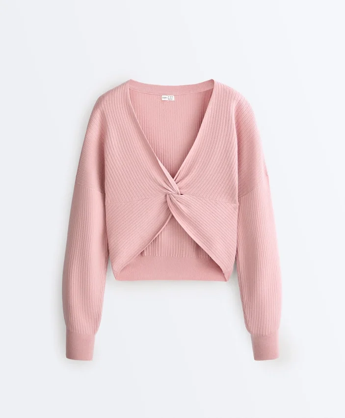 Pullover aus Zopfstrick Pullover aus Zopfstrick