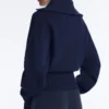 Pullover mit halbem Reissverschluss und hohem Kragen