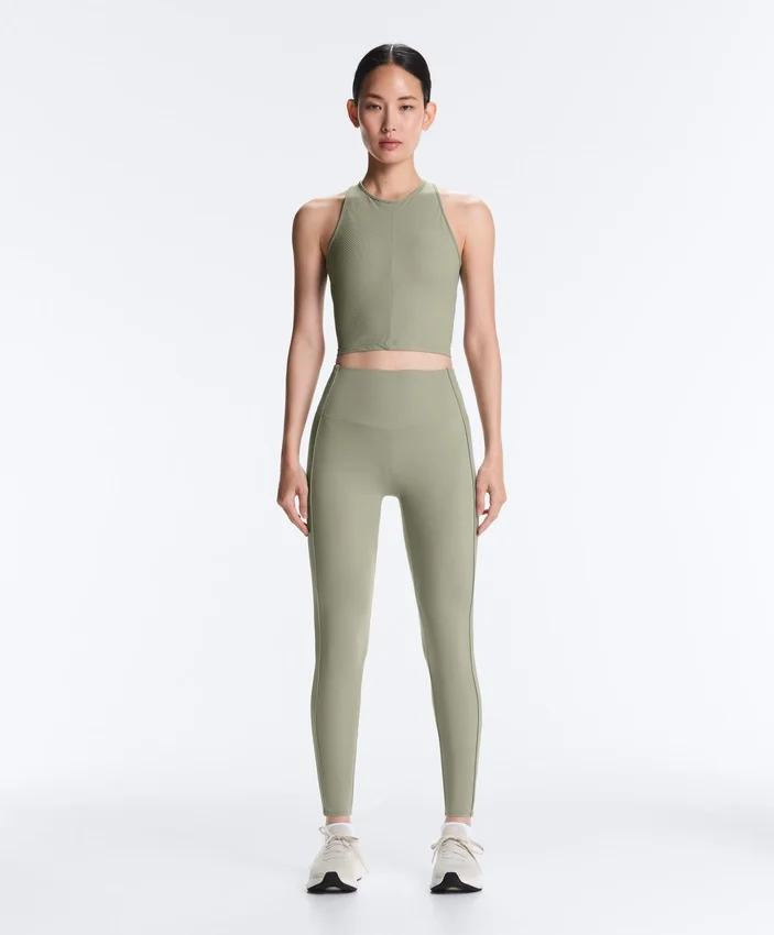 Comfortlux Leggings mit hoher Taille und geripptem Bund, knöchellang Comfortlux Leggings mit hoher Taille und geripptem Bund, knöchellang