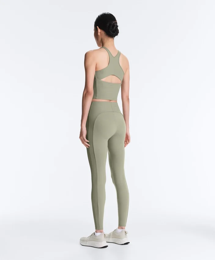Comfortlux Leggings mit hoher Taille und geripptem Bund, knöchellang Comfortlux Leggings mit hoher Taille und geripptem Bund, knöchellang