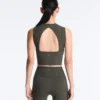 Ärmelloses Comfortlux-Tops mit Rippstrick Ärmelloses Comfortlux-Tops mit Rippstrick