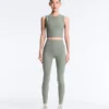 Ärmelloses Comfortlux-Tops mit Rippstrick Ärmelloses Comfortlux-Tops mit Rippstrick
