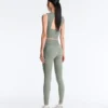 Ärmelloses Comfortlux-Tops mit Rippstrick Ärmelloses Comfortlux-Tops mit Rippstrick