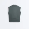 Ärmelloses Crossover-T-Shirt aus Modal-Mischung Ärmelloses Crossover-T-Shirt aus Modal-Mischung