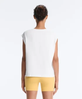 Ärmelloses T-Shirt aus Baumwollmischung Ärmelloses T-Shirt aus Baumwollmischung