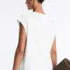 Ärmelloses T-Shirt aus Baumwollmischung