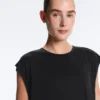 Ärmelloses T-Shirt aus Modal-Mischgewebe Ärmelloses T-Shirt aus Modal-Mischgewebe