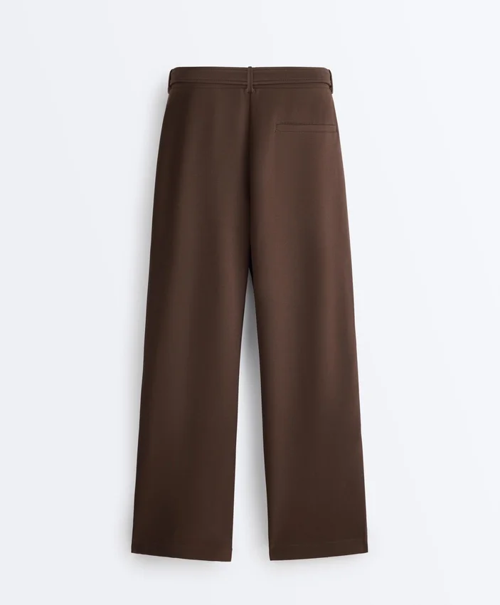 Slim-Fit-Piqué-Hose mit niedriger Leibhöhe aus Baumwolle Slim-Fit-Piqué-Hose mit niedriger Leibhöhe aus Baumwolle