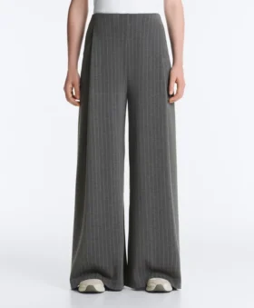 Soft Touch-Modal-Hose mit Nadelstreifen und weitem Bein