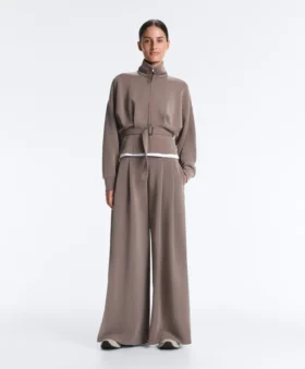 Soft Touch-Modal-Hose mit weitem Bein und Korsett-Taille