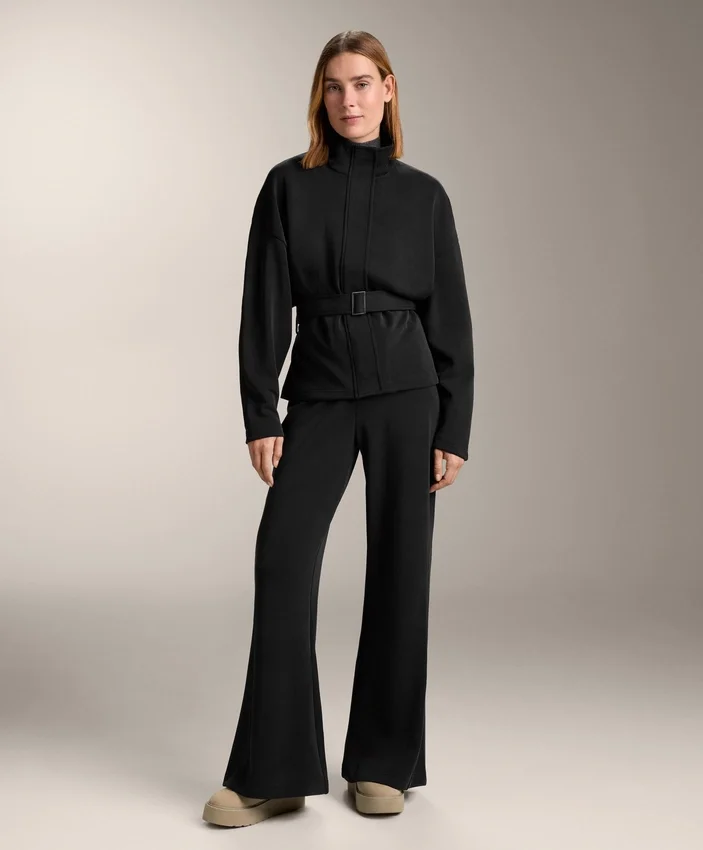 Super-High-Rise-Flare-Hose aus gebürstetem Modal Super-High-Rise-Flare-Hose aus gebürstetem Modal