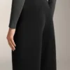 Super-High-Rise-Flare-Hose aus gebürstetem Modal Super-High-Rise-Flare-Hose aus gebürstetem Modal