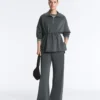 Sweatshirt mit halbem Reissverschluss aus Soft Touch-Modal Sweatshirt mit halbem Reissverschluss aus Soft Touch-Modal