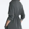 Sweatshirt mit halbem Reissverschluss aus Soft Touch-Modal Sweatshirt mit halbem Reissverschluss aus Soft Touch-Modal