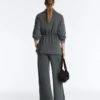 Sweatshirt mit halbem Reissverschluss aus Soft Touch-Modal Sweatshirt mit halbem Reissverschluss aus Soft Touch-Modal