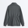 Sweatshirt mit halbem Reissverschluss aus Soft Touch-Modal Sweatshirt mit halbem Reissverschluss aus Soft Touch-Modal