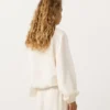 Sweatshirt mit halbem Reissverschluss, Fronttasche, aus einer Mischung aus Lyocell und 24 % Leinen Sweatshirt mit halbem Reissverschluss, Fronttasche, aus einer Mischung aus Lyocell und 24 % Leinen