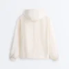 Sweatshirt mit halbem Reissverschluss, Fronttasche, aus einer Mischung aus Lyocell und 24 % Leinen Sweatshirt mit halbem Reissverschluss, Fronttasche, aus einer Mischung aus Lyocell und 24 % Leinen