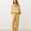 Gerade Hose aus Lyocell-Mischung und 24 % Leinen Gerade Hose aus Lyocell-Mischung und 24 % Leinen