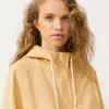 Sweatshirt mit halbem Reissverschluss, Fronttasche, aus einer Mischung aus Lyocell und 24 % Leinen Sweatshirt mit halbem Reissverschluss, Fronttasche, aus einer Mischung aus Lyocell und 24 % Leinen
