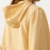 Sweatshirt mit halbem Reissverschluss, Fronttasche, aus einer Mischung aus Lyocell und 24 % Leinen Sweatshirt mit halbem Reissverschluss, Fronttasche, aus einer Mischung aus Lyocell und 24 % Leinen