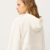 Sweatshirt mit halbem Reissverschluss, Fronttasche, aus einer Mischung aus Lyocell und 24 % Leinen Sweatshirt mit halbem Reissverschluss, Fronttasche, aus einer Mischung aus Lyocell und 24 % Leinen