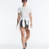 T-Shirt aus Baumwollmischung mit Streifen in Regular Fit T-Shirt aus Baumwollmischung mit Streifen in Regular Fit