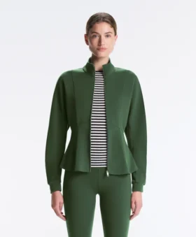 Taillierte Jacke aus Soft Touch-Modal