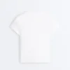 Tailliertes, kurzärmeliges T-Shirt aus Baumwollmischung Tailliertes, kurzärmeliges T-Shirt aus Baumwollmischung