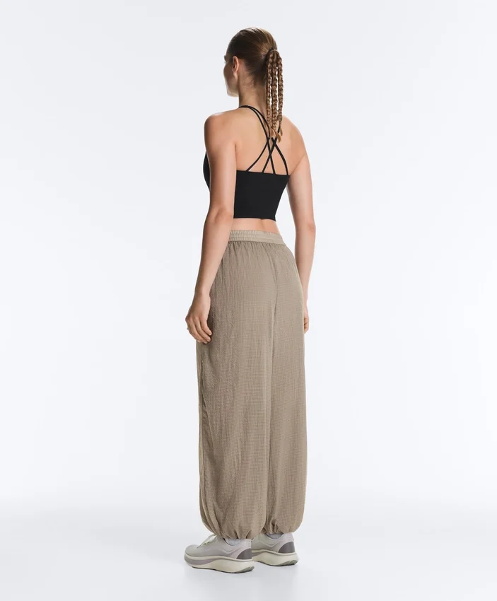 Technische Bloomer-Hose mit Karomuster Technische Bloomer-Hose mit Karomuster
