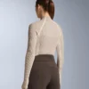 Thermo-T-Shirt mit kontrastierendem Rippstrick
