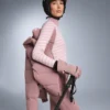 Thermounterhemd aus geometrischem Jacquard-Strick als Oberteil Thermounterhemd aus geometrischem Jacquard-Strick als Oberteil