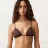 Triangel-Bikinioberteil mit Leopardenmuster Triangel-Bikinioberteil mit Leopardenmuster