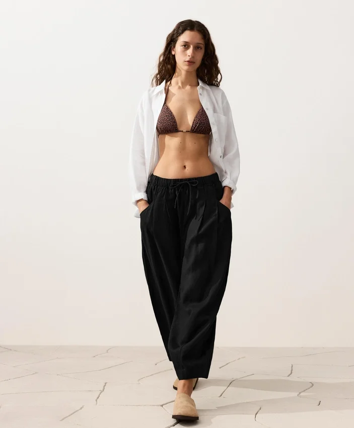 Triangel-Bikinioberteil mit Leopardenmuster Triangel-Bikinioberteil mit Leopardenmuster