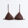 Triangel-Bikinioberteil mit Leopardenmuster Triangel-Bikinioberteil mit Leopardenmuster