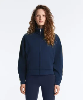 Twill-Jacke mit Seitenstreifen