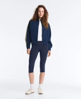 Twill-Jacke mit Seitenstreifen