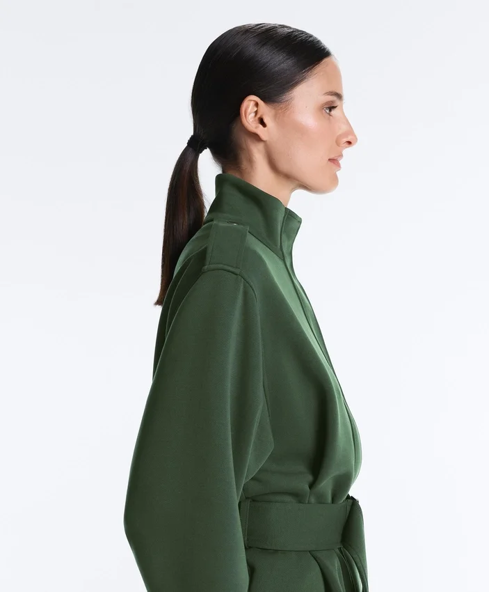 Utility-Jacke aus Tweed mit Gürtel Utility-Jacke aus Tweed mit Gürtel