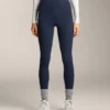 Warme, hoch geschnittene, knöchellange Leggings mit Taschen, 70 cm