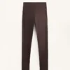 Warme, hoch geschnittene, knöchellange Leggings mit Taschen, 70 cm