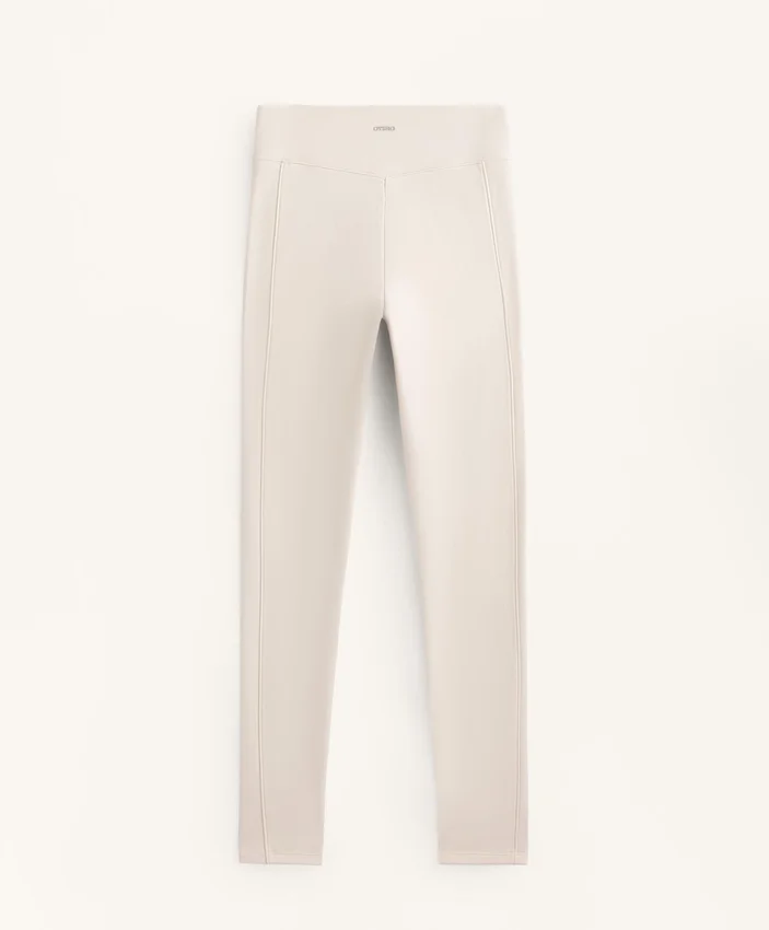 Warme, hoch geschnittene, knöchellange Leggings mit Taschen, 70 cm Warme, hoch geschnittene, knöchellange Leggings mit Taschen, 70 cm